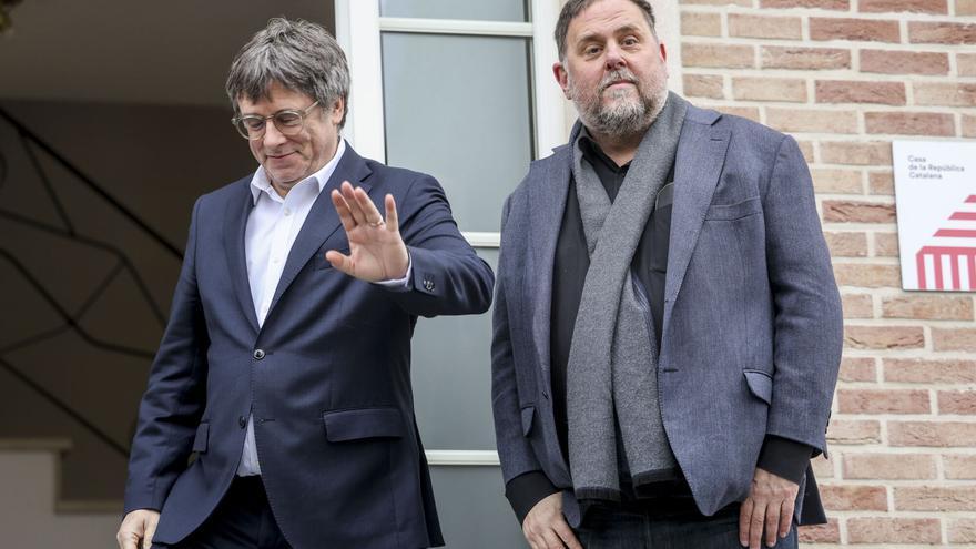 Junqueras antes de reunirse con Puigdemont: «La voluntad es tener una relación fluida con todo el mundo»