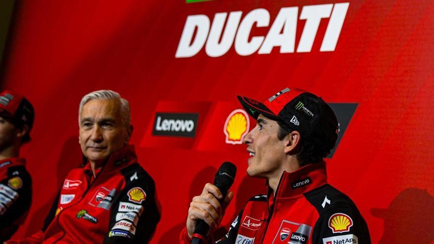 Tardozzi: «Márquez se ha presentado en Ducati con la humildad de un ‘ragazzino’, es admirable»
