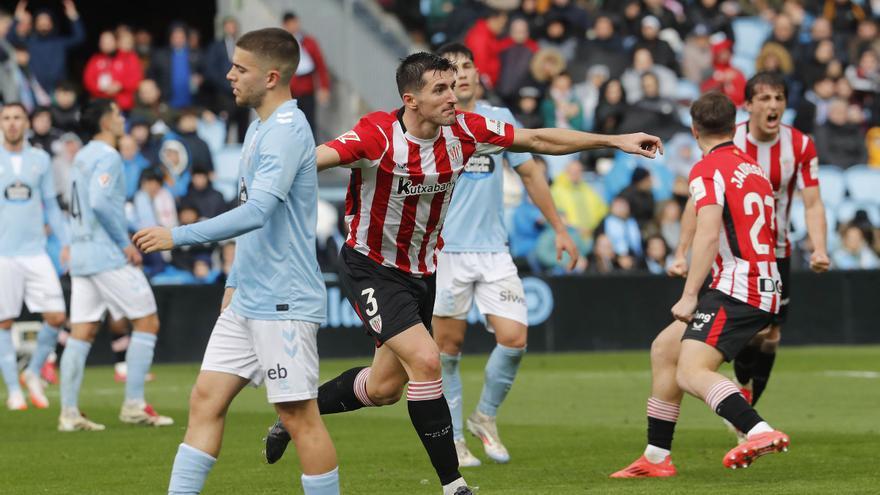 El Athletic gana en Balaídos y se mete en la pelea por la Liga
