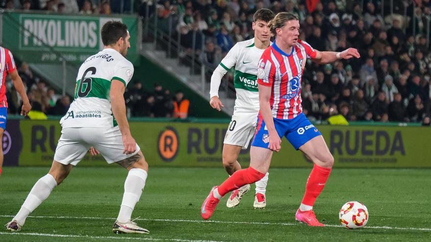 Los suplentes del Atlético dan la razón a Simeone y pasan por encima del Elche rumbo a los cuartos de la Copa