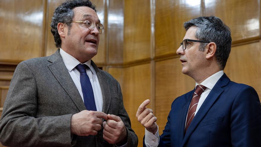 Bolaños justifica la reforma de la acusación popular por derivar “en una feria de ultras”