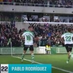 El 4-0 del Racing de Santander en el Racing de Santander 6-0 Racing Club Ferrol de la jornada 23 de LaLiga Hypermotion