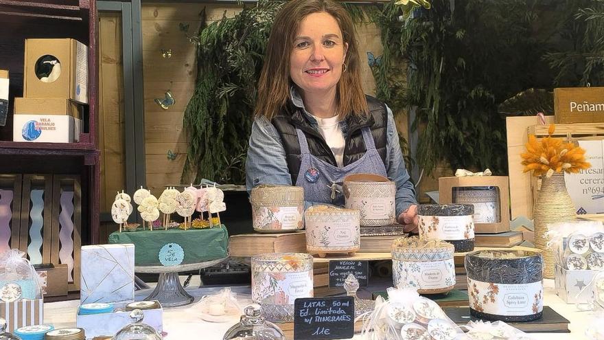 Jessica cambió los ordenadores pola naturaleza y les veles en Panes