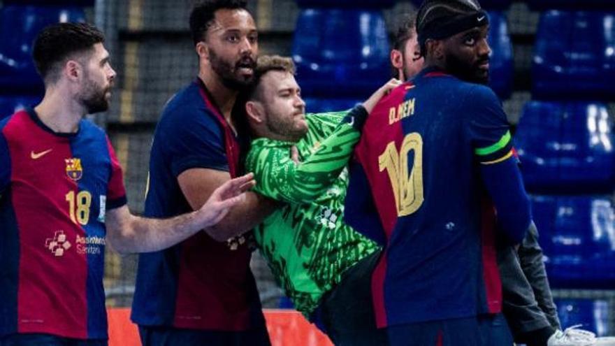 El Barça teme una grave lesión de Gonzalo Pérez de Vargas