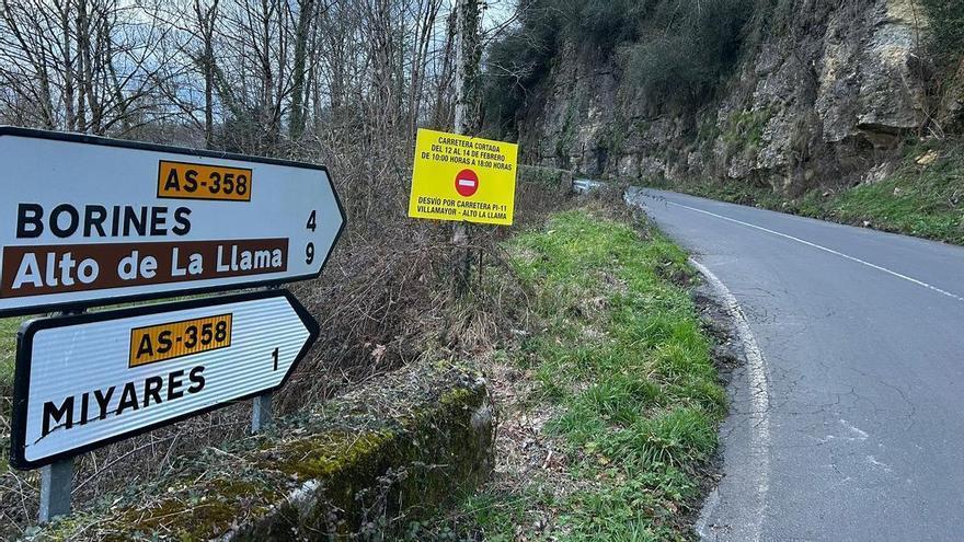 Corte total del tráfico durante tres días en esta carretera del oriente de Asturias desde este miércoles