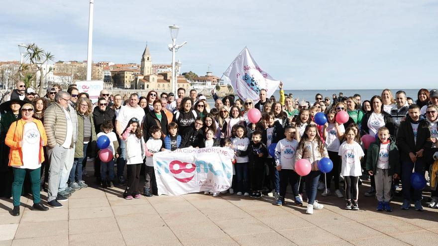 Marcha solidaria en Gijón para visibilizar el Síndrome de Noonan: «No somos raros, lo es la enfermedad»