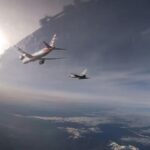 Un avión aterriza de emergencia en Roma custodiado por aviones militares tras una amenaza de bomba