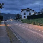 El alcalde de Colunga impulsa la modernización de la iluminación en la senda peatonal que Colunga y Sales