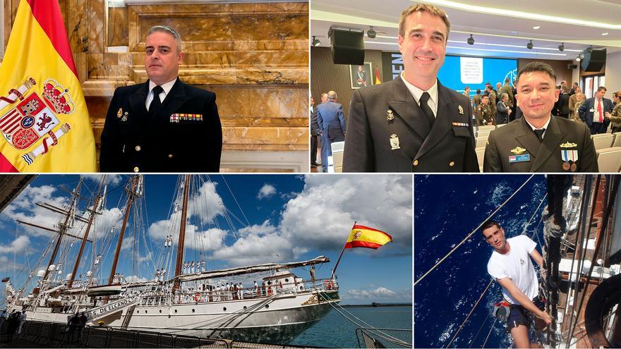 Los asturianos que hicieron el mismo crucero de formación que la Princesa Leonor en el buque de la Armada «Elcano»