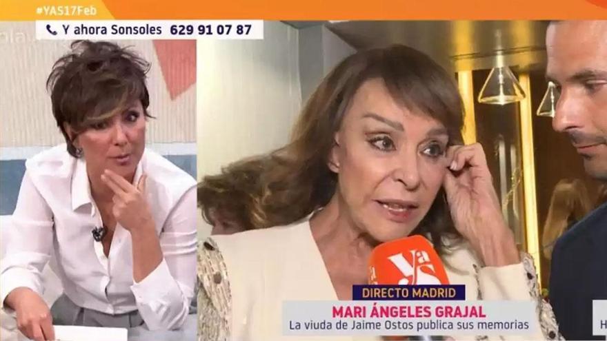 Mari Ángeles Grajal planta a Sonsoles Ónega en directo tras un tenso desencuentro: «A ver si te enteras»