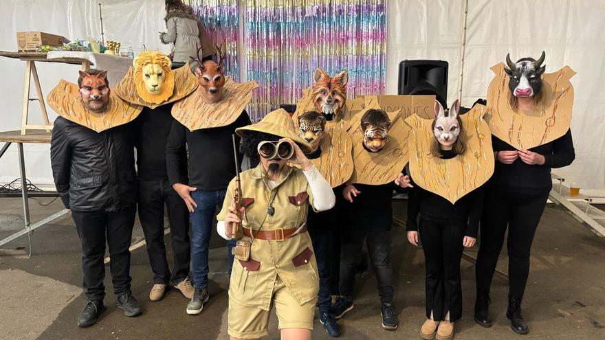 Láneo abre los carnavales de Salas con una fiesta muy especial: «Queremos darle vida al pueblo»