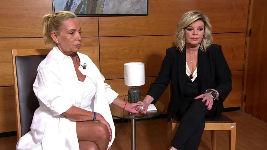 Crisis entre Carmen Borrego y Terelu Campos por el estreno de la obra de teatro: «Que le vaya muy bien»