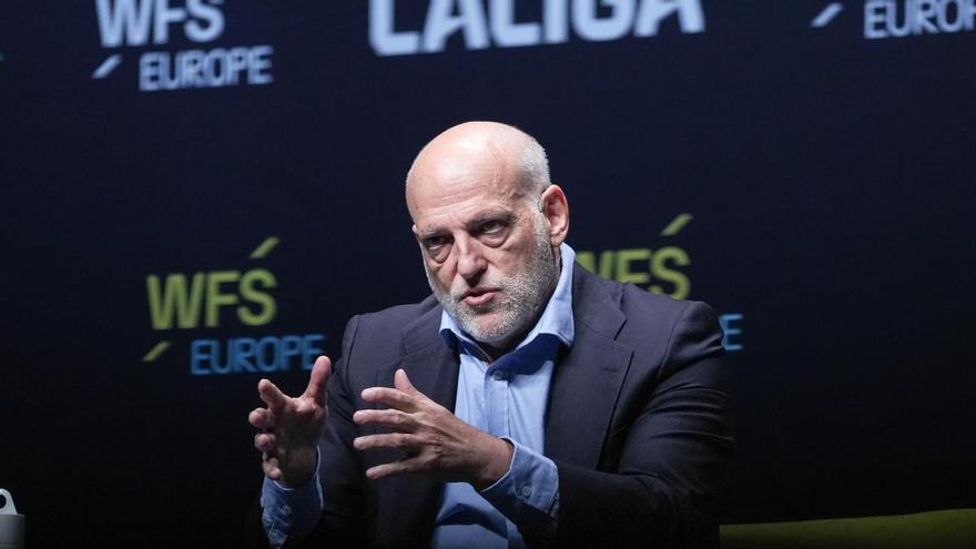 Tebas: «El Mundial de Clubes solo sirve para que alguno se compre otro Ferrari, cuando ya tienen cinco”