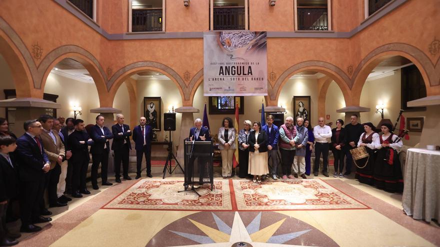 EN IMÁGENES: Así ha sido la presentación del Festival de la Angula de Soto del Barco