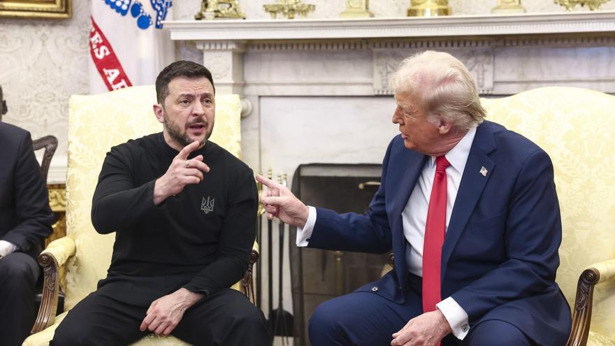 Trump acusa a Zelenski de «jugar con la Tercera Guerra Mundial» en una tensa discusión en público