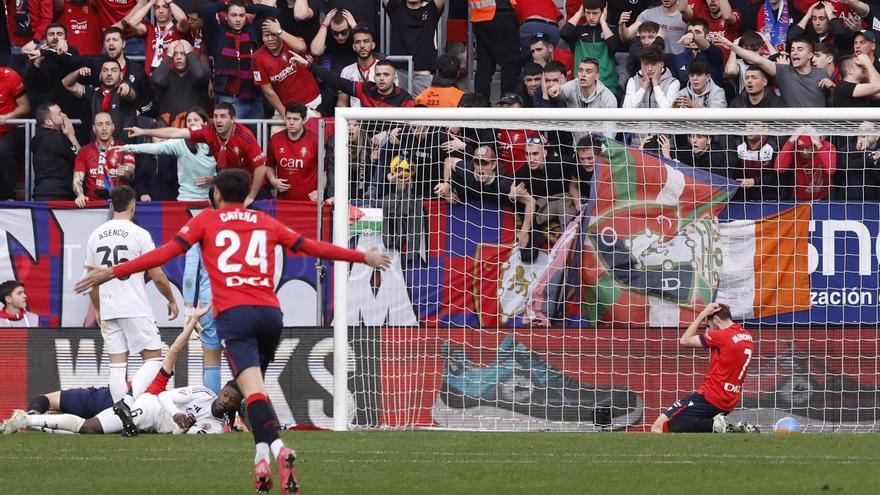 El 1-1 de Osasuna en el Osasuna 1-1 Real Madrid de la jornada 24 de LaLiga EA Sports