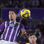 El 1-1 del Valladolid en el Valladolid 1-1 Las Palmas de la jornada 26 de LaLiga EA Sports