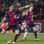 El 1-0 del Barcelona en el Barcelona 1-0 Rayo Vallecano de la jornada 24 de LaLiga EA Sports