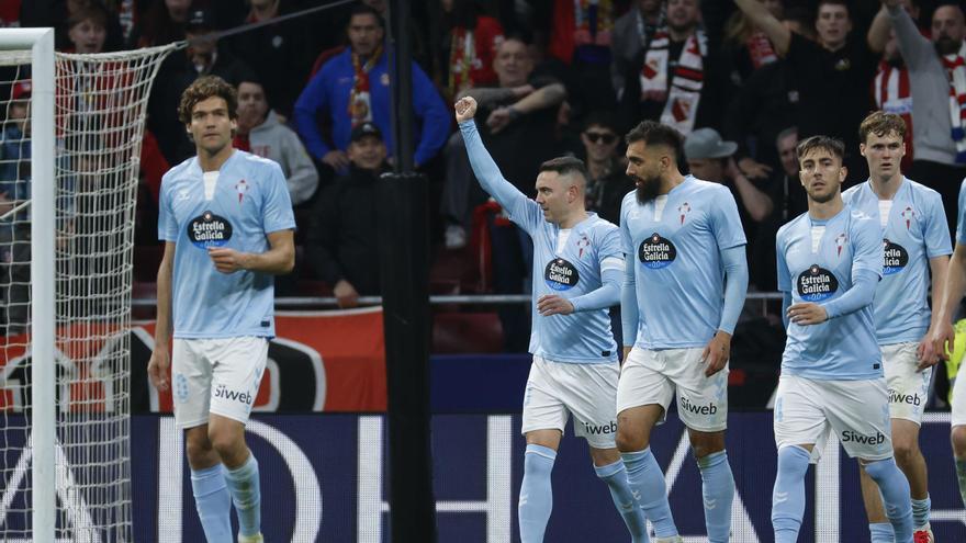 El 0-1 del Celta en el Atlético de Madrid 1-1 Celta de la jornada 24 de LaLiga EA Sports