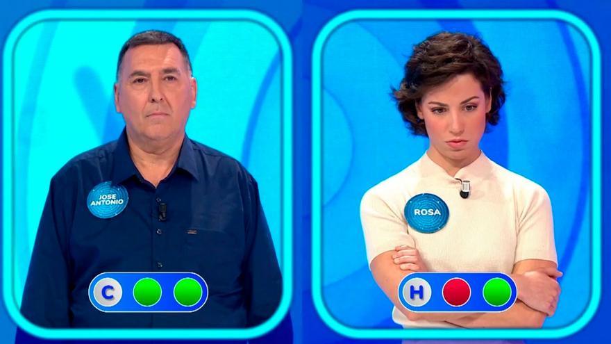 Eliminación en la silla azul de Pasapalabra: Rosa comete el fallo en nada más empezar