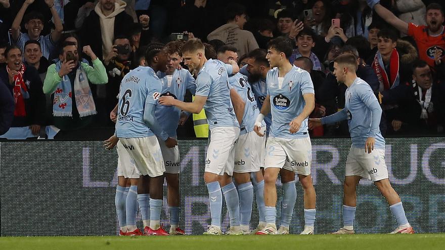 El 1-0 del Celta en el Celta 1-0 Osasuna de la jornada 24 de LaLiga EA Sports