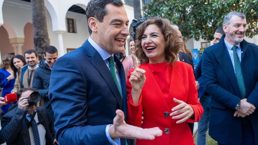 Juanma Moreno reitera su rechazo a la quita de deuda a Cataluña
