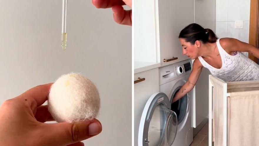 Cuchara en las bolas de secadora: el truco de lavandería para que la ropa esté perfumada al secar