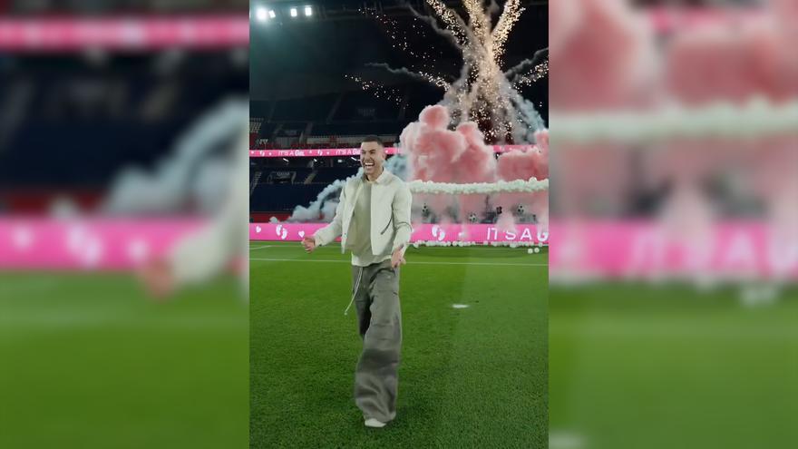 El emotivo ‘gender reveal’ de Lucas Hernández y su pareja en el estadio del PSG
