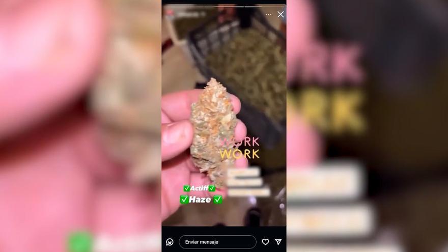 Así anunciaban la ‘mercancía’ en redes sociales un grupo criminal detenido por la policía