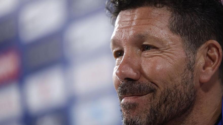 Simeone, «enamorado de la vida» y de su equipo: «Estamos en un buen momento y hay que cuidarlo con entusiasmo»