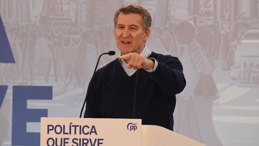 Feijóo dice que el borrado del móvil demuestra que el fiscal general tiene «el comportamiento de un delincuente común»