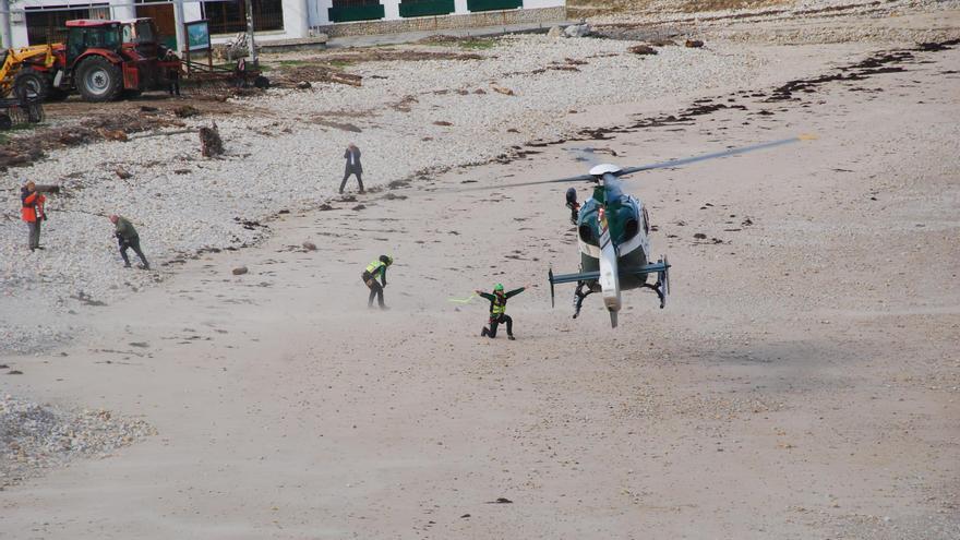 Finaliza por hoy la búsqueda del cántabro desaparecido en las inmediaciones de la playa de Gulpiyuri, en Llanes