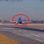 Impactantes imágenes de dos aviones a punto de chocar en el aeropuerto de Chicago