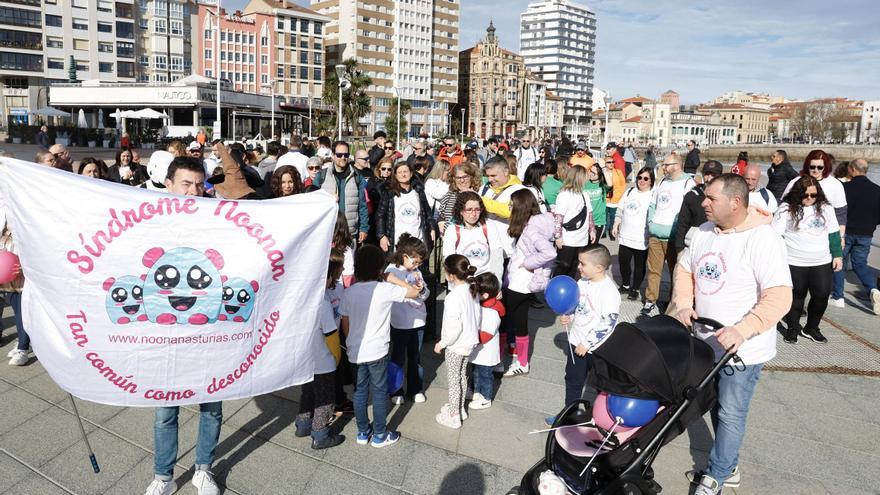 EN IMÁGENES: Así fue la IV Marcha Solidaria Síndrome de Noonan Asturias en Gijón