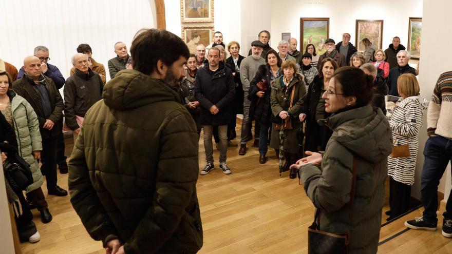 Inauguración exposición «Aves y paisajes» en el Museo Evaristo Valle