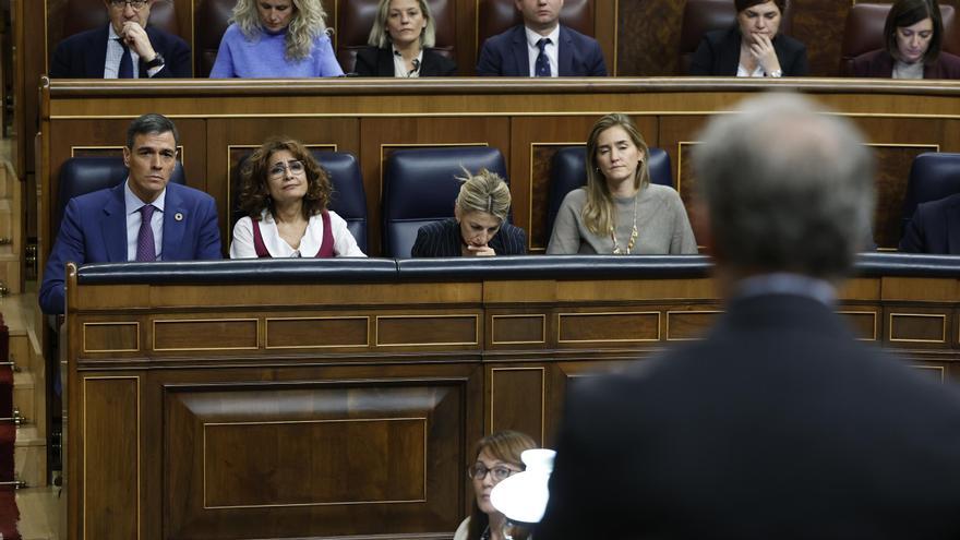 Sánchez y Feijóo vuelven a enfrentarse en su primer cara a cara del año en el Congreso