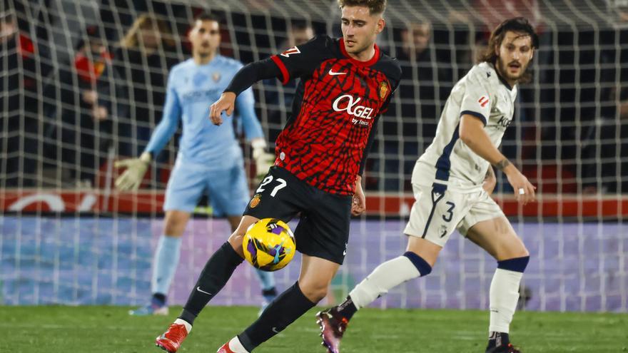 El 1-0 del Mallorca en el Mallorca 1-1 Osasuna de la jornada 23 de LaLiga EA Sports