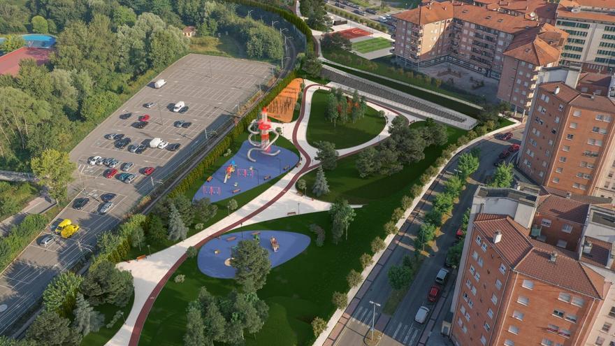 Las mejoras urbanas en la Pola: el Parque de Siero Oeste y otros planes que optarán a fondos europeos