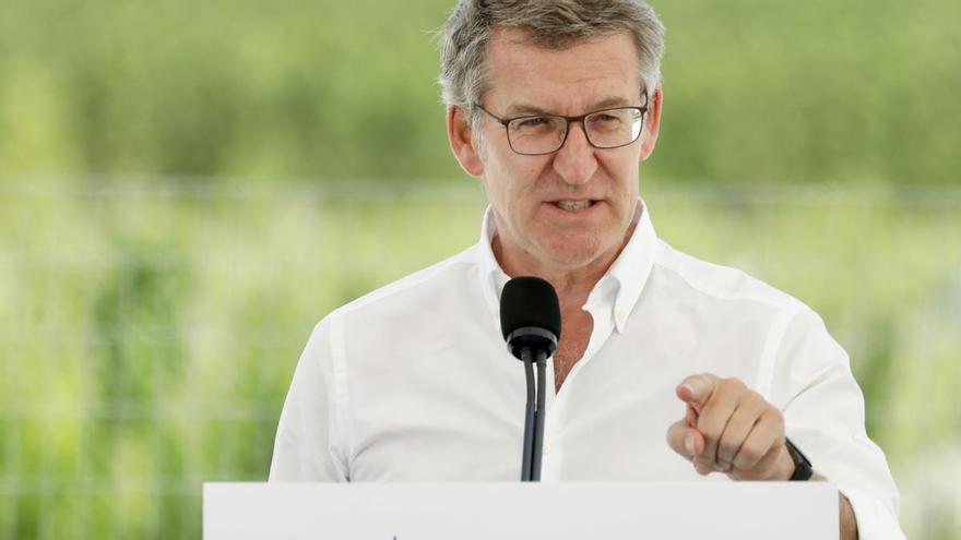 Feijóo visita Lleida para mostrar su apoyo a los agricultores