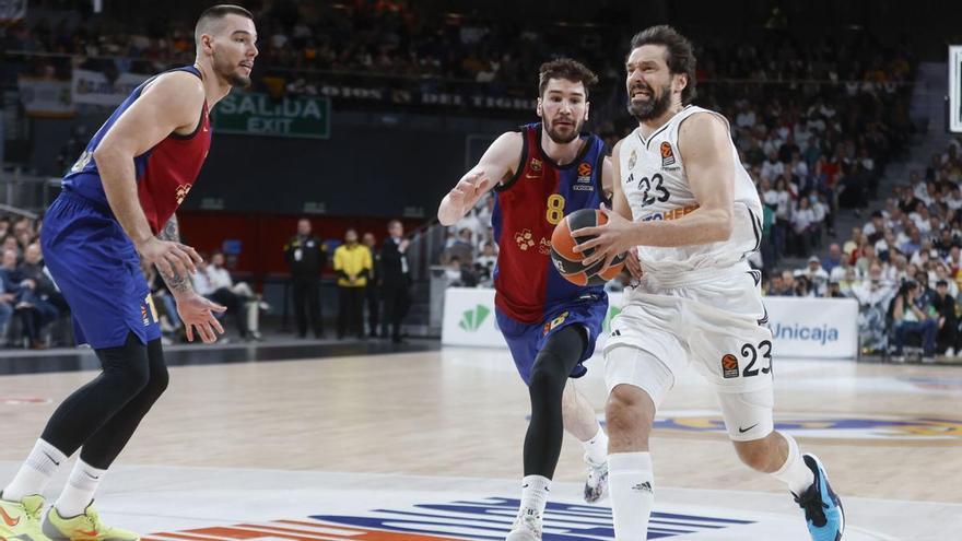 El Real Madrid, con Abalde y Hezonja a la cabeza, deja muy tocado a un Barça en caída libre