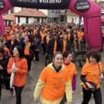 Récord de corredores por el cáncer infantil en Cangas del Narcea, que se fija como meta llegar a 700 el año que viene