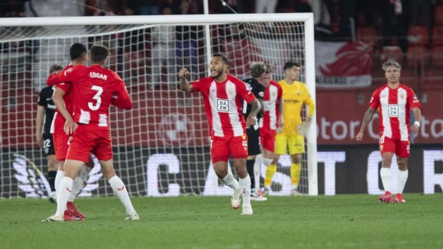 El 1-1 del Almería en el Almería 1-1 Elche de la jornada 27 de LaLiga Hypermotion