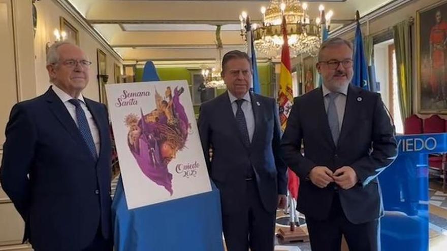 VÍDEO: Así fue la presentación del cartel de Semana Santa de Oviedo 2025