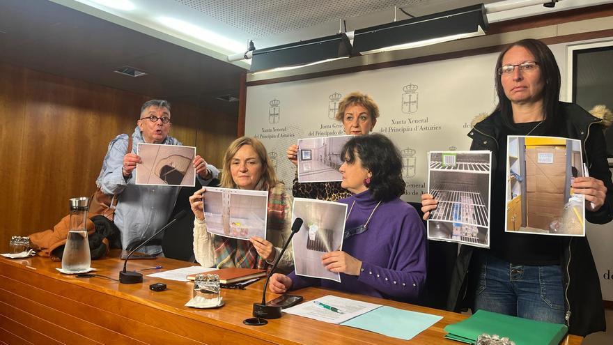 La precariedad en algunos centros asistenciales de Asturias: de partir en dos las esponjas por su escasez o llevar el papel film de casa