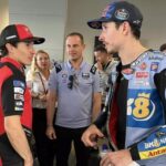 Los Márquez celebran su éxito en Tailandia retándose en la pista