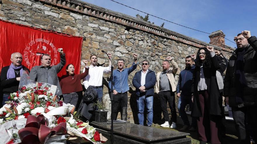 El homenaje al fundador del SOMA, un foro «antifascista»