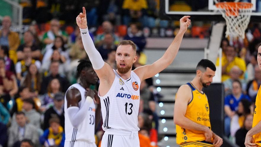 El Real Madrid acaba con la ilusión del Gran Canaria y luchará por la Copa