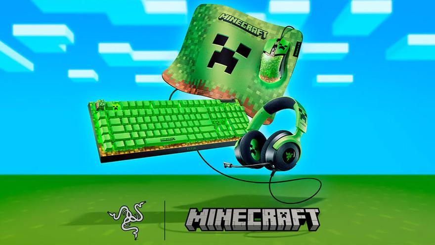 Razer y Mojang Studios colaboran para llevar Minecraft a una completa línea de periféricos