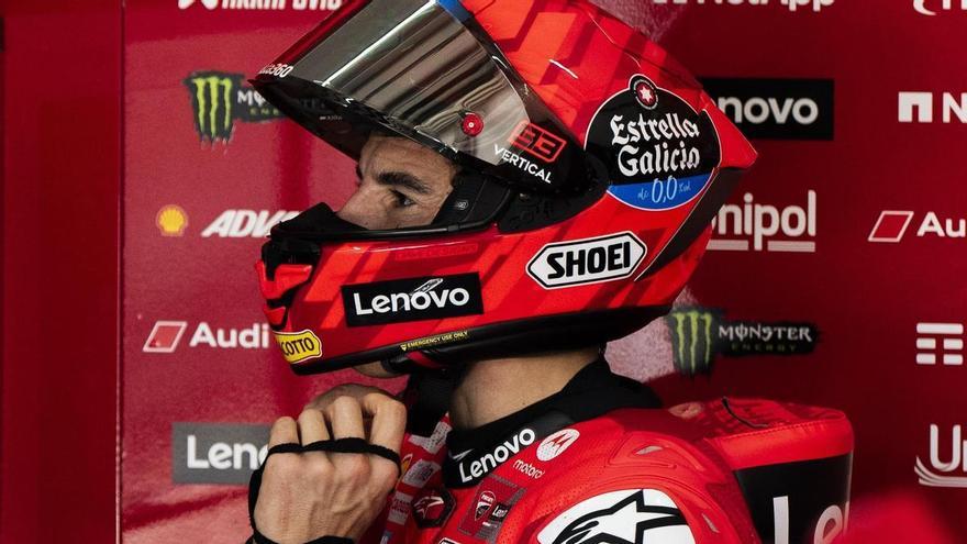 Marc Márquez: «Yo no soy el favorito, el favorito es Bagnaia»
