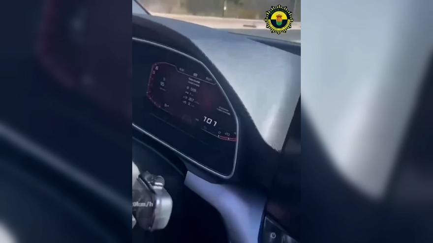 Investigado un menor de quince años que se jactaba en redes sociales de conducir a 120 km/h